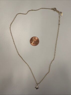 Minimal Gold Star Pendant Necklace for Women